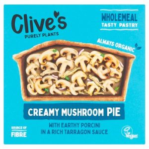 Clives Organic Creamy Mushroom Pie 235g