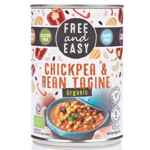 Free and Easy chickpea and bean tagine organic 400g