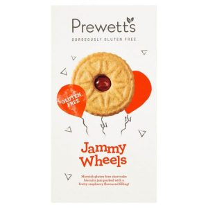 Prewetts Gluten Free Jammy Wheels 160g