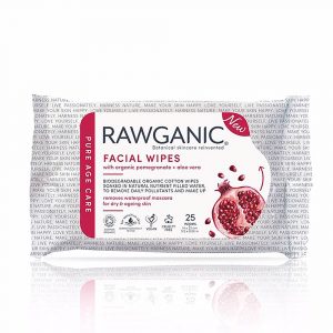 Rawganic Pure Hydrating Facial Wipe 25pk