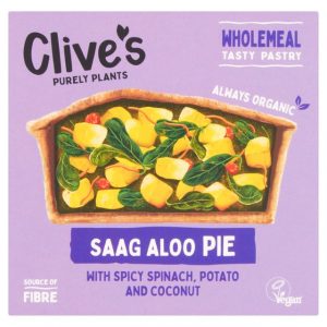 Clives Organic Saag Aloo Curry Pie 235g