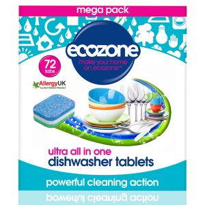 Ecozone Ultra Dishwasher Tablets 72 pack