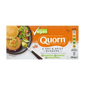 Quorn Hot and Spicy Burgers 264g