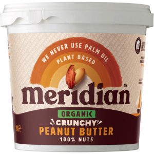 Meridian Organic Crunchy Peanut Butter 1kg