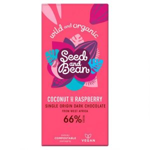 Seed and Bean Coconut and Raspberry 85g