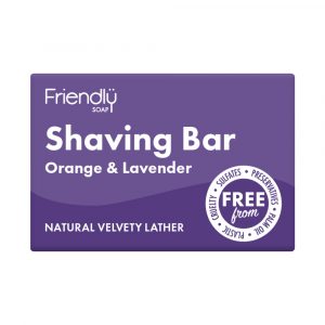 Friendly Soap Shaving Bar Orange and Lavender 95g