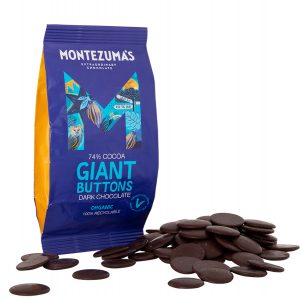Montezumas Dark Giant Buttons 180g