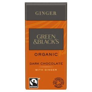 Green and Blacks Dark Chocolate with Ginger 100g