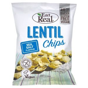 Eat Real Lentil Chips Sea Salt 113g