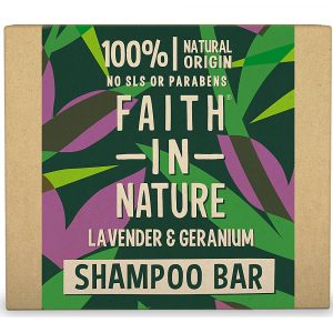 Faith in Nature Lavender and Geranium Shampoo Bar 85g