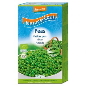 Natural Cool Organic Very Fine Peas 450g