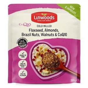Linwoods Flaxseed Nuts, Q10 360g