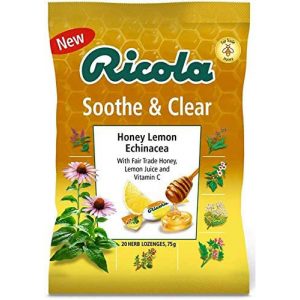 Ricola Soothe and Clear Honey Lozenges 75g
