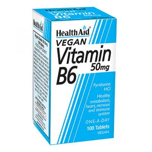 Health Aid Vitamin B6 50mg 100 tablets