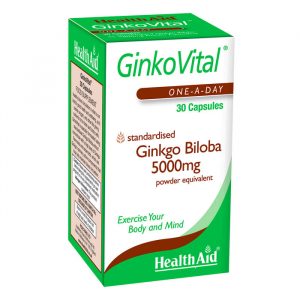 Health Aid Ginkgo Biloba 5000mg 30 Capsules