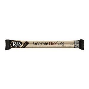 RJs Licorice Choc Logs 40g