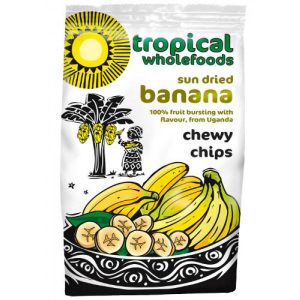 Tropical Wholefoods Chewy Banana Chips 150g