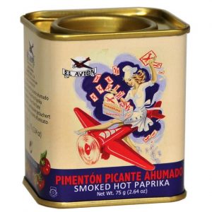 El Avion RETRO Pimenton Picante Ahumado Smoked Hot Paprika 75g