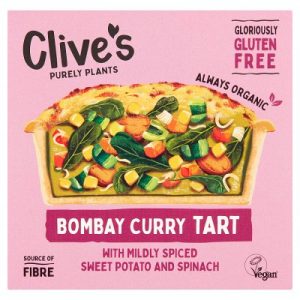 Clives Gluten Free Bombay Curry Tart 195g