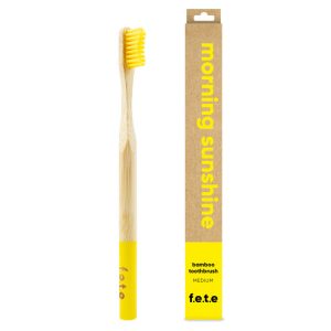 FETE Medium Toothbrush Yellow
