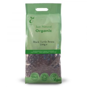 Just Natural Organic Turtle Beans 500g