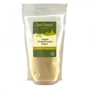 Just Natural Org Durum Wheat Semolina 500g