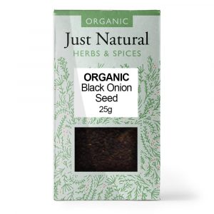 Just Natural Organic Black Onion Seed Nigella 25g