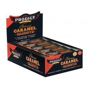Prodigy Snacks Peanut and Caramel Chocolate Bar 45g