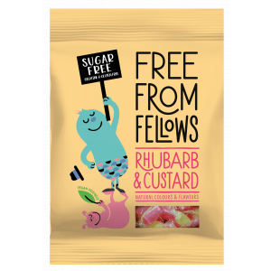 Free From Fellows Sugar Free Rhubarb and Custard 70g