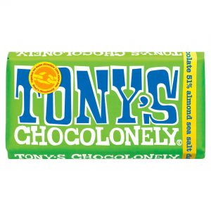 Tonys Chocolonely Dark Chocolate Salted Almond 180g