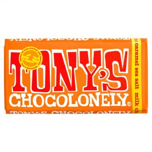 Tonys Chocolonely Milk Chocolate Caramel Seasalt 180g