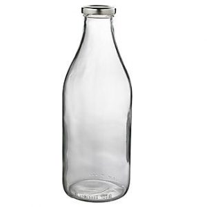 Glass Milk Bottle 1l
